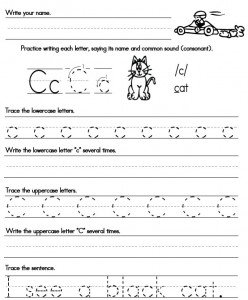 14 Best Images of Sentence Tracing Worksheets Kindergarten - Alphabet ...