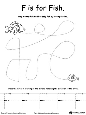 Letter F Preschool Worksheets Image