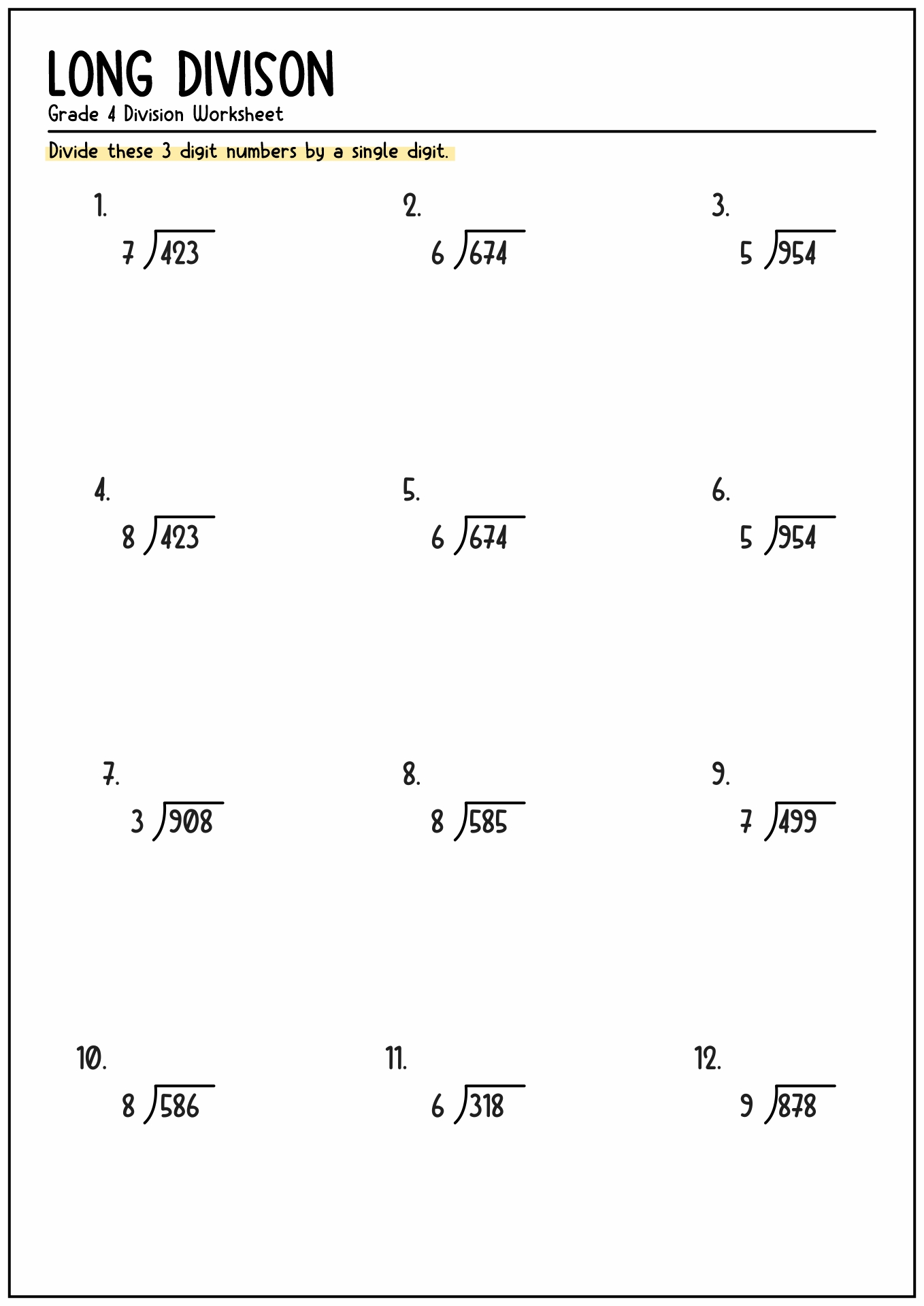 15 Free Division Worksheets For 5th Grade Worksheeto 15 Free Division Worksheets For 5th Grade Worksheeto