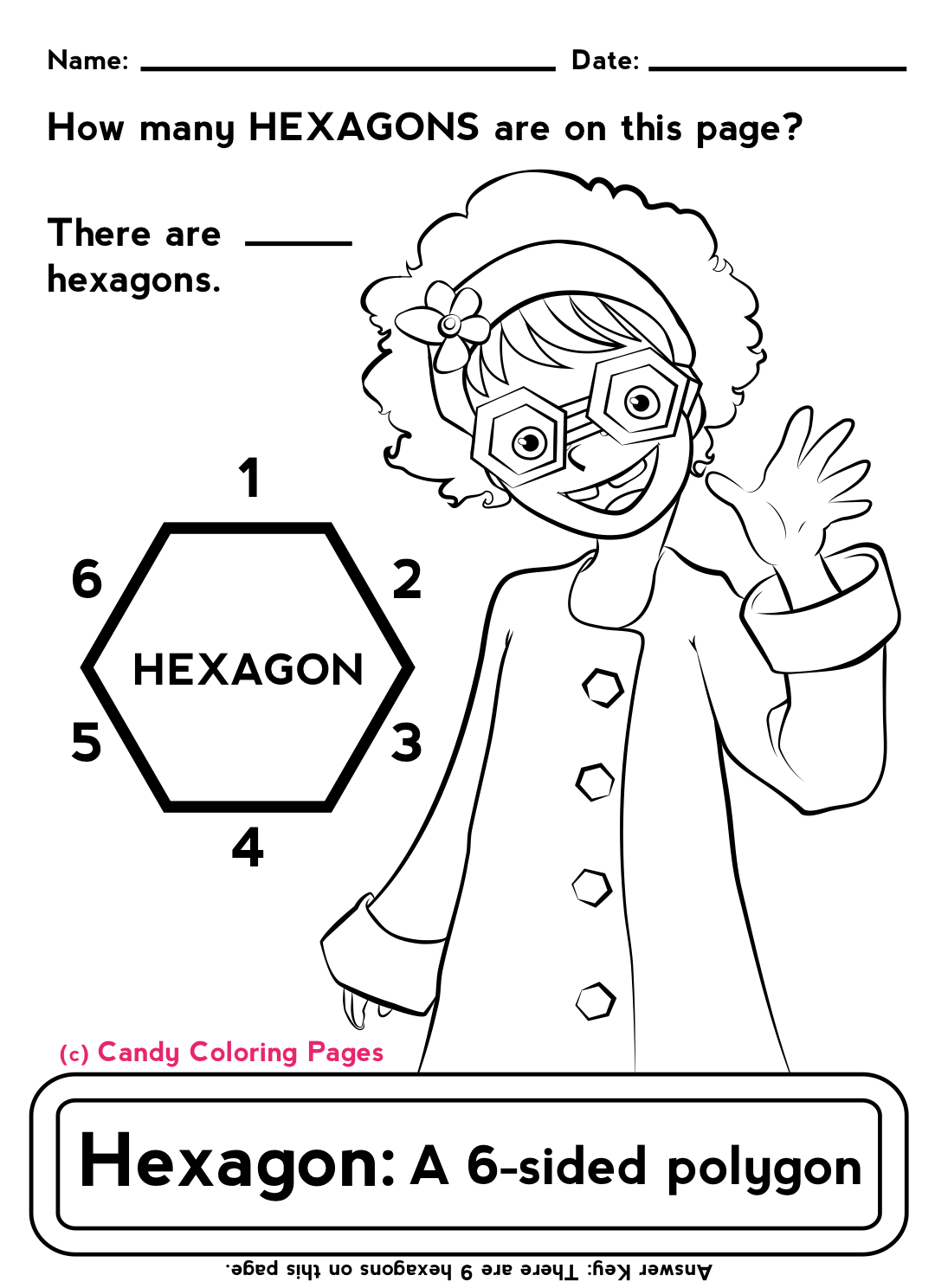 Math Worksheets Coloring Pages Image