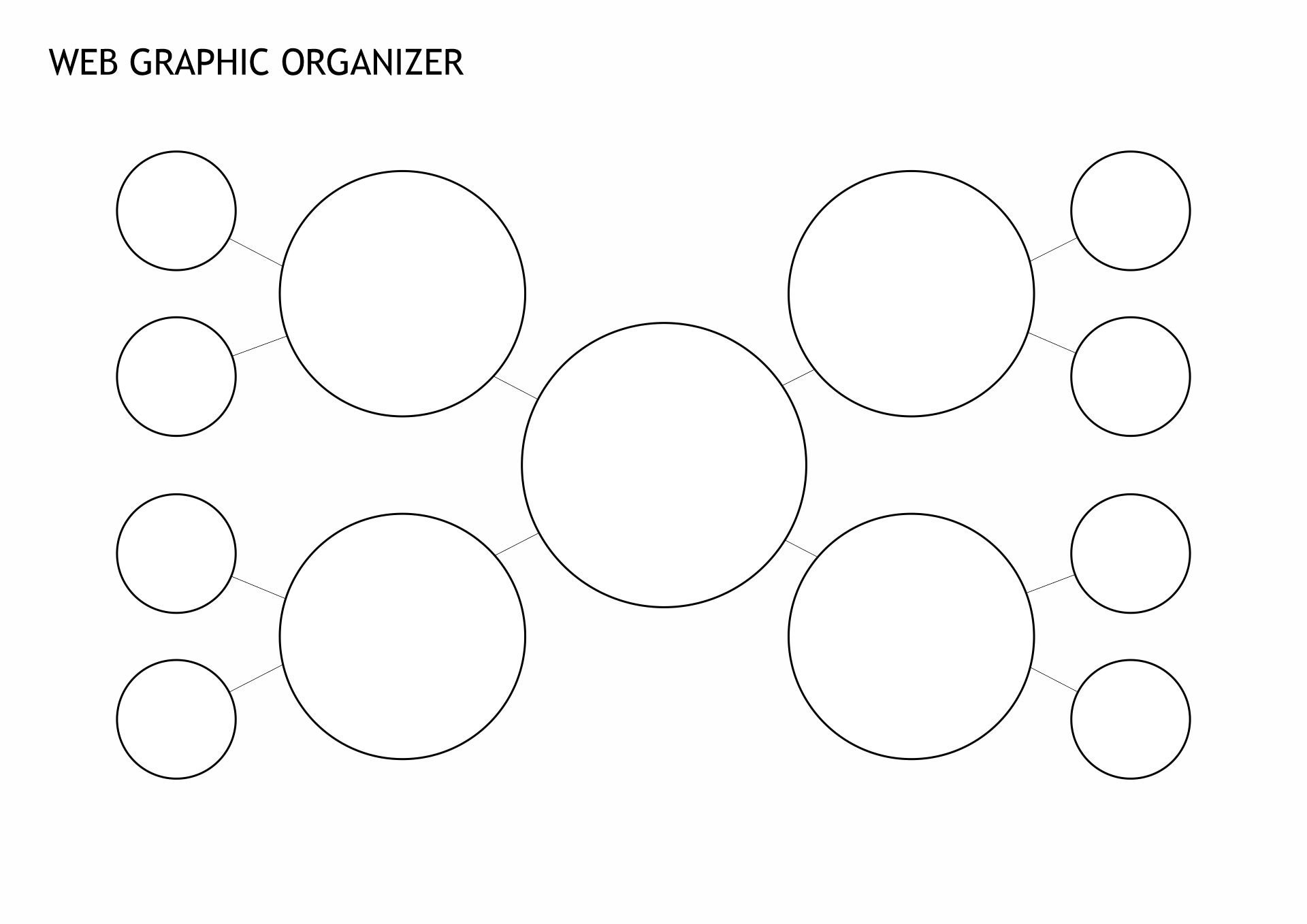 Printable Web Graphic Organizer Image