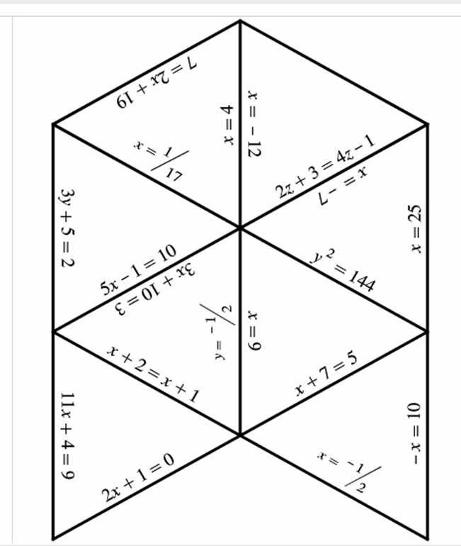 Quadratic Equations Puzzle Image