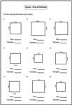 Rectangle Area and Perimeter Worksheets Image
