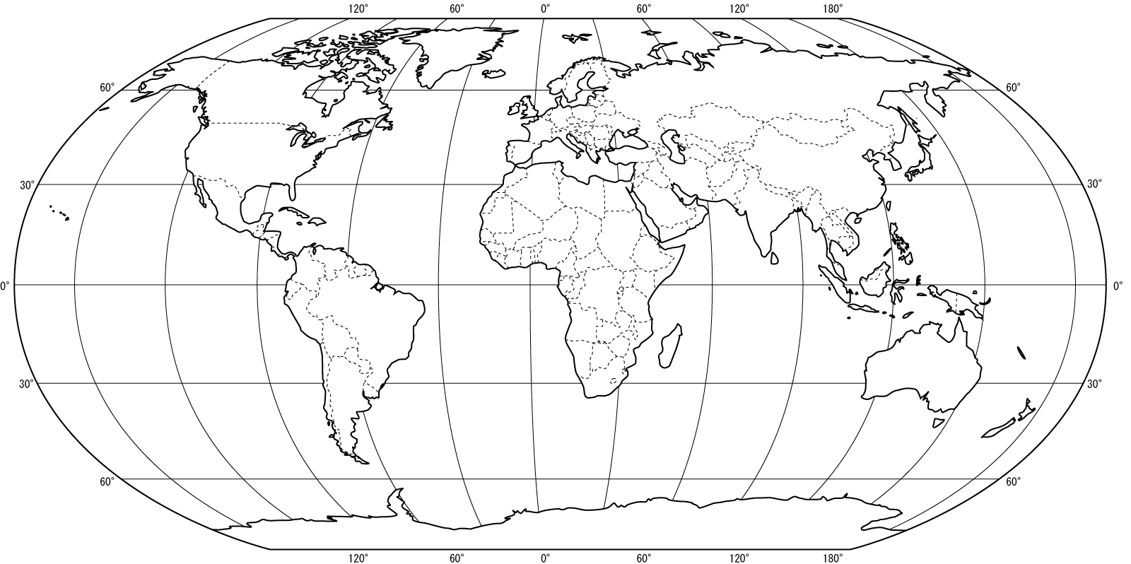 World Map Printable Image
