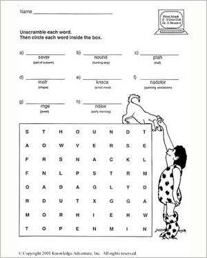 3rd Grade Fun Worksheets Image