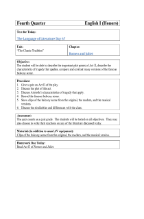 9th Grade English Lesson Plans