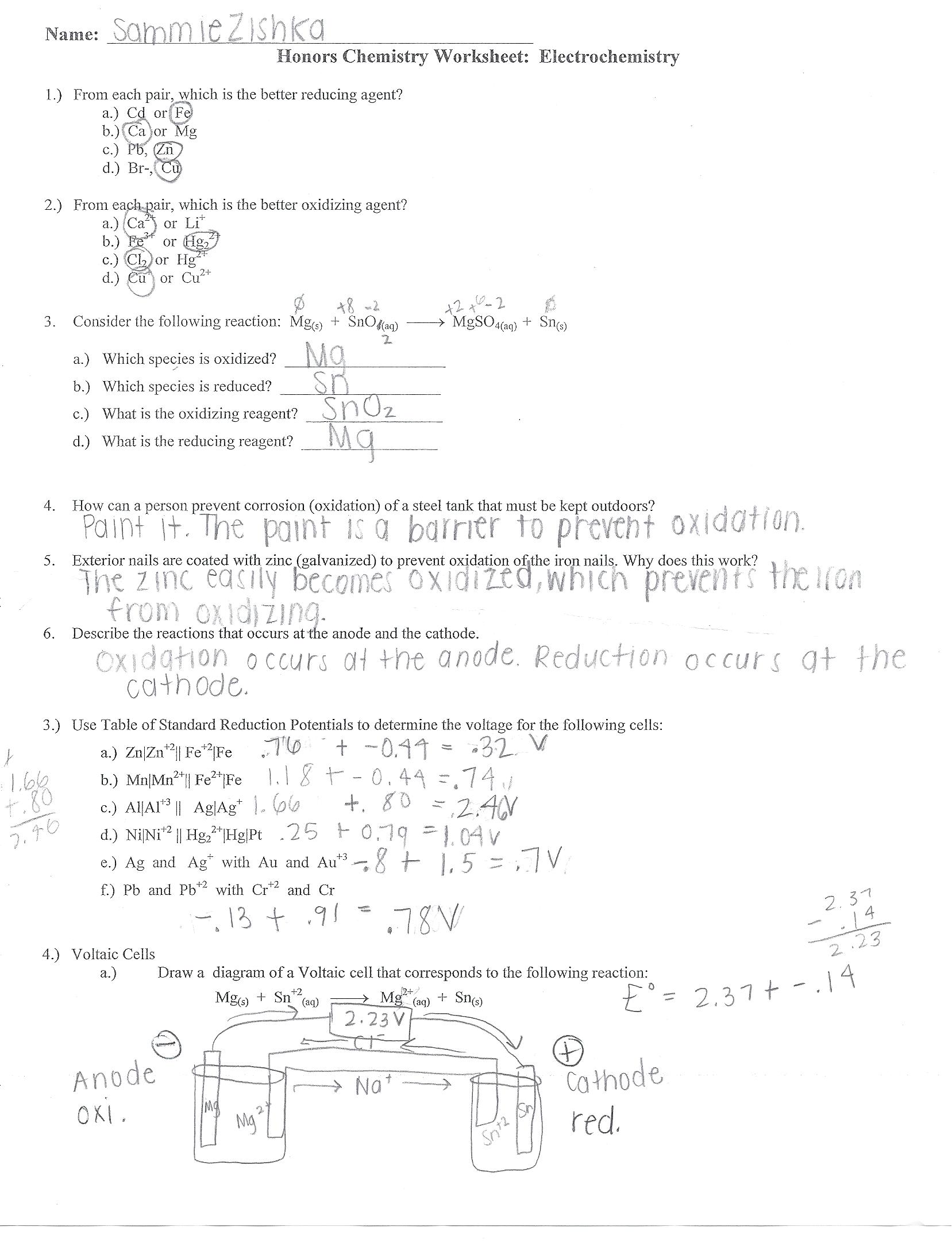 Potential and Kinetic Energy Worksheet Answer Key Image