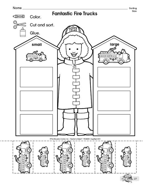 Preschool Cut and Paste Worksheets Image