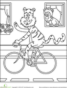 Tiger Preschool Worksheet Image