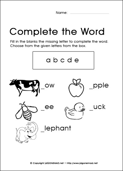 Alphabet Recognition Worksheets Image