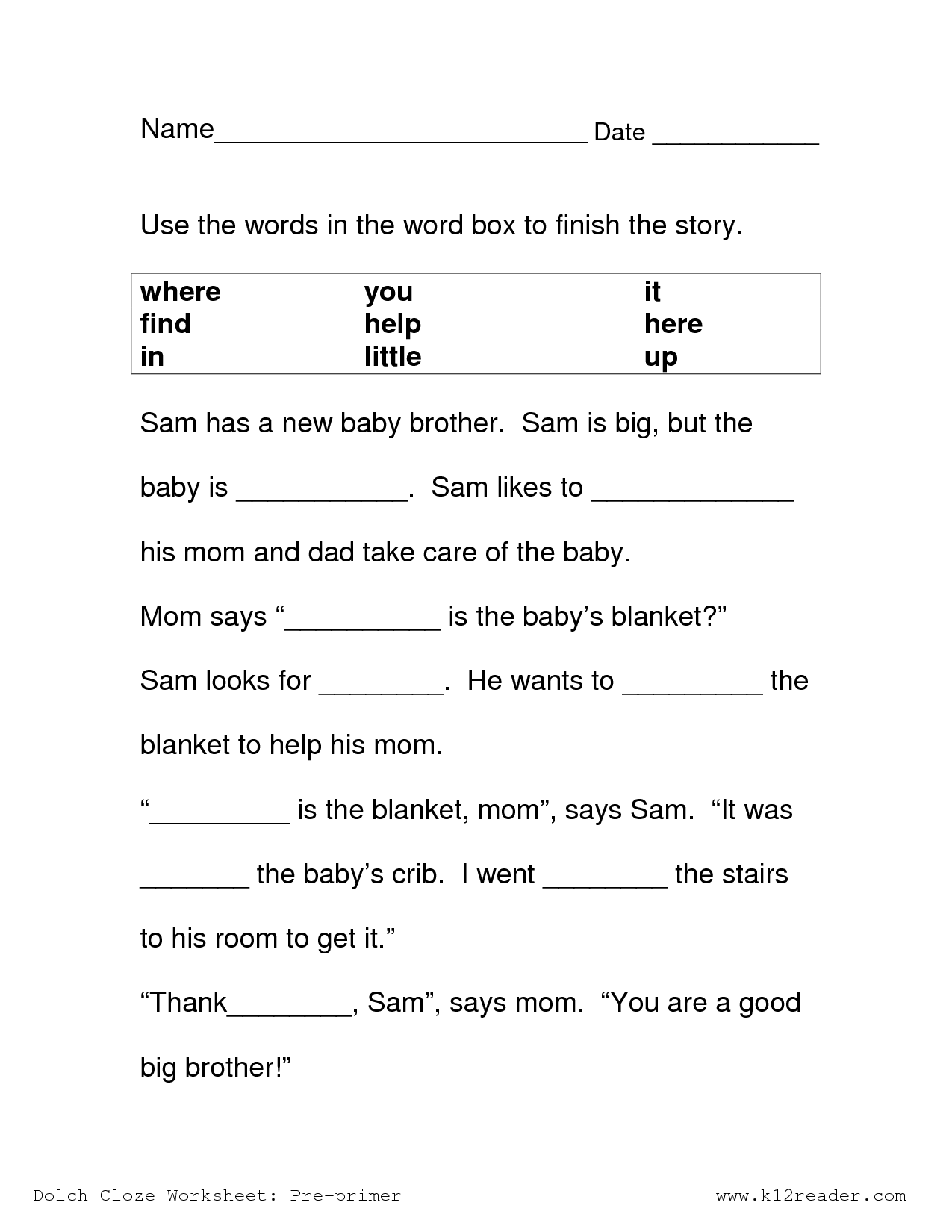 17 printable cloze worksheets third grade worksheeto
