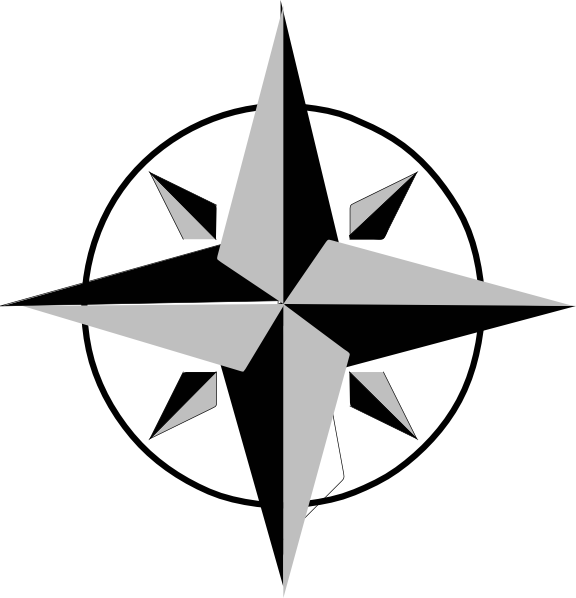 Compass Rose Clip Art Image