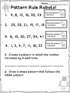 Number Patterns Worksheets 2nd Grade Image