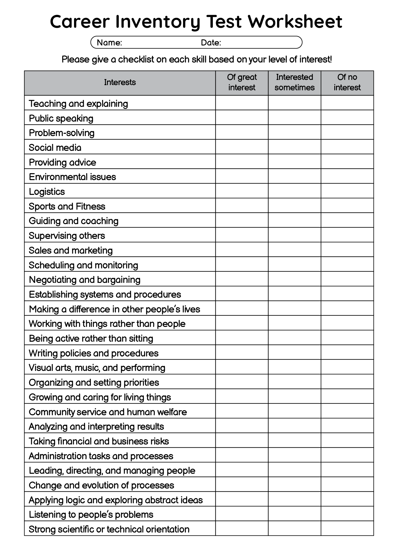 11-career-assessment-worksheet-worksheeto