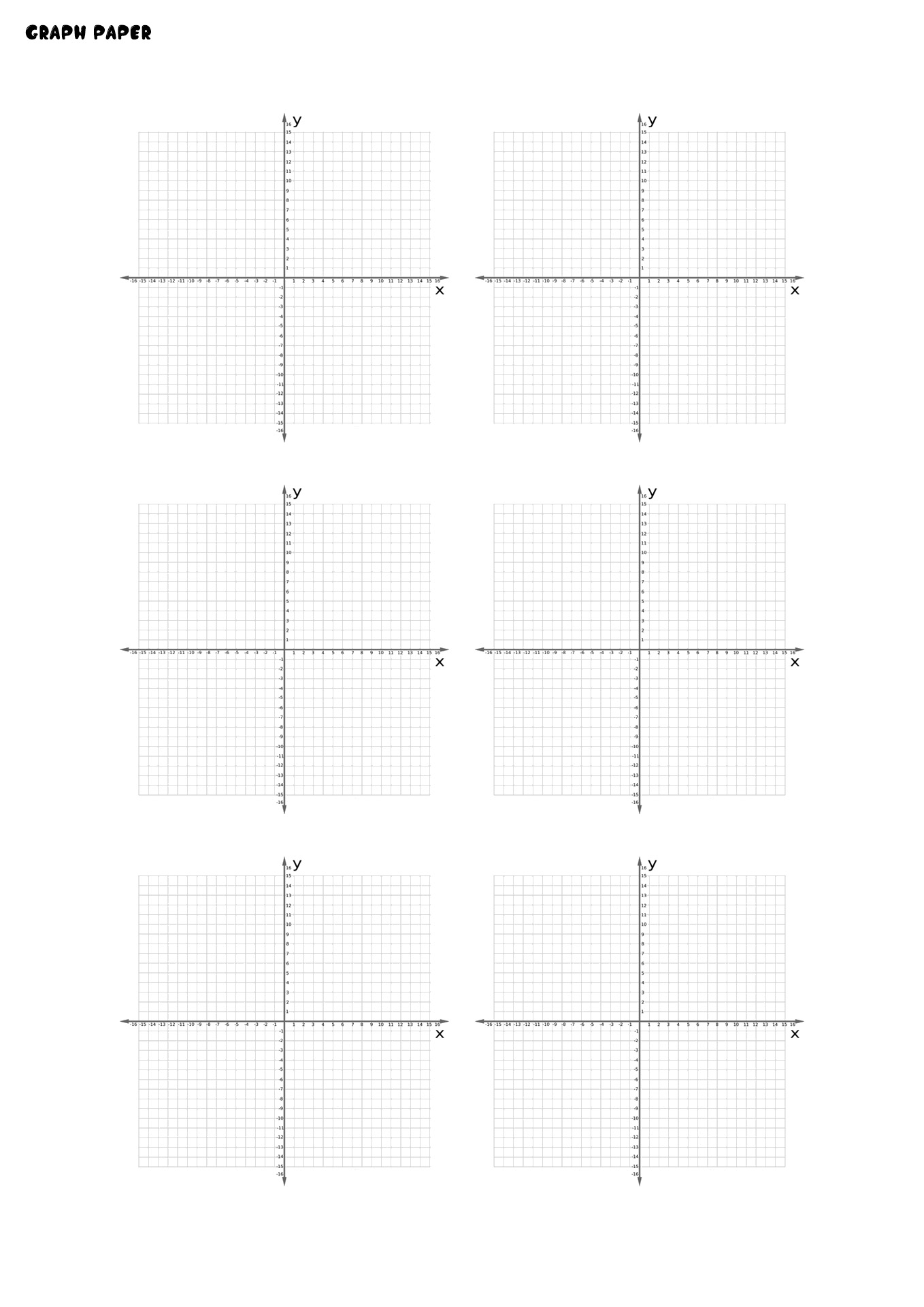 8 Blank Coordinate Plane Worksheets Free PDF At Worksheeto