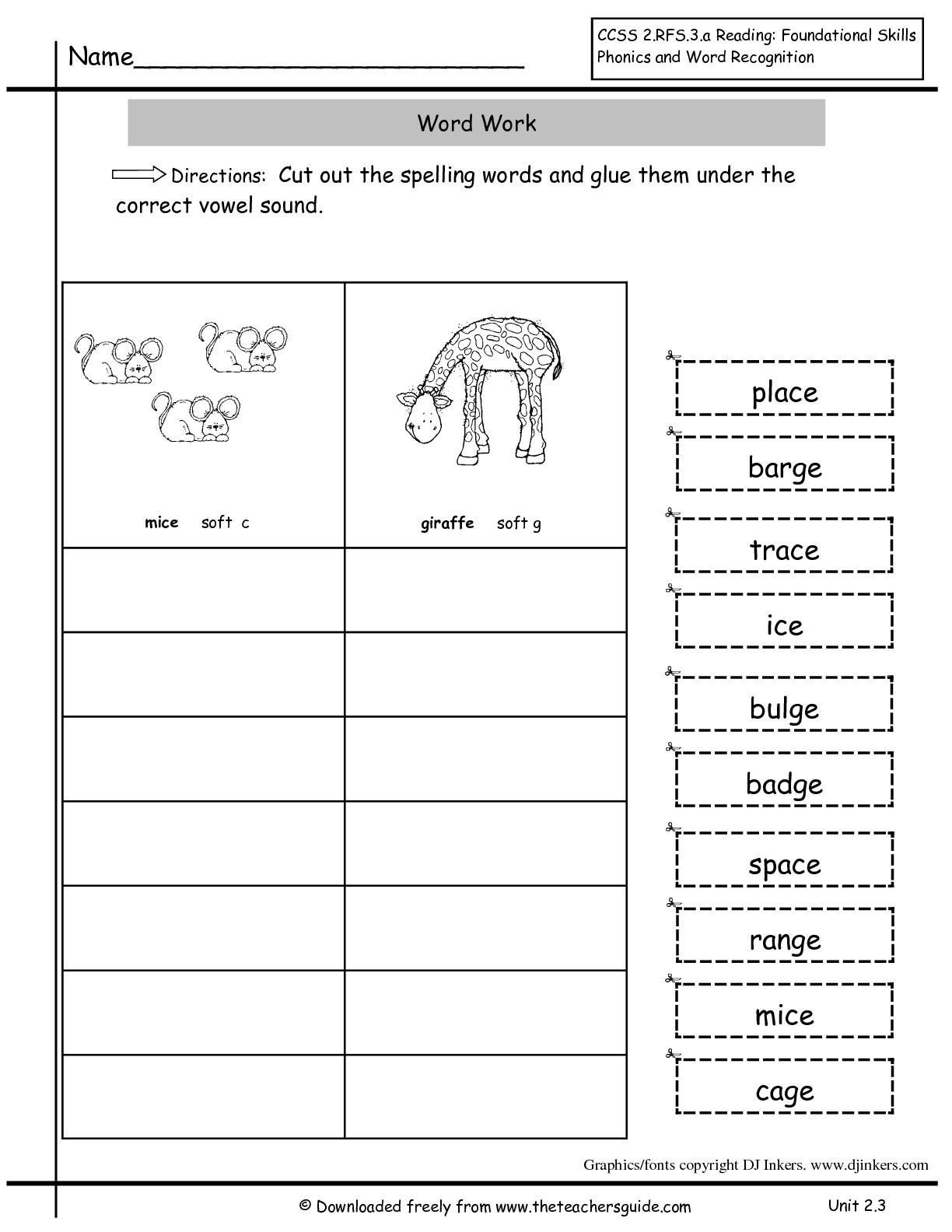 2nd Grade Spelling Worksheets Image