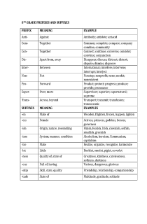 8th Grade Language Arts Worksheets