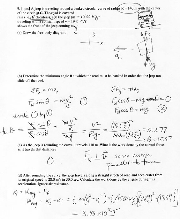 Force and Momentum Problems Worksheet Answers Image