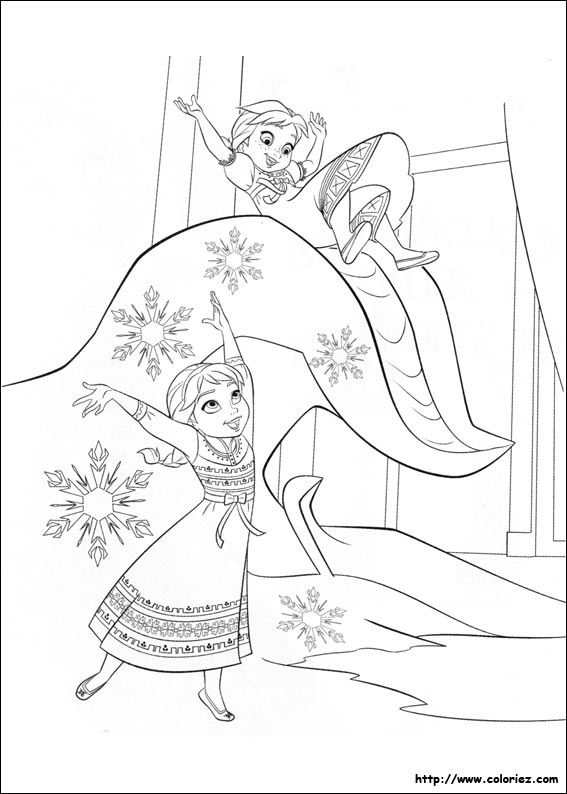 Frozen Coloring Pages Free Image