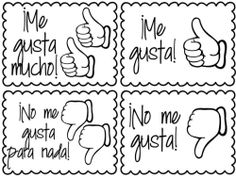 Me Gusta Spanish Worksheets Image