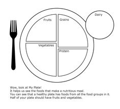 My Food Plate Worksheet Image