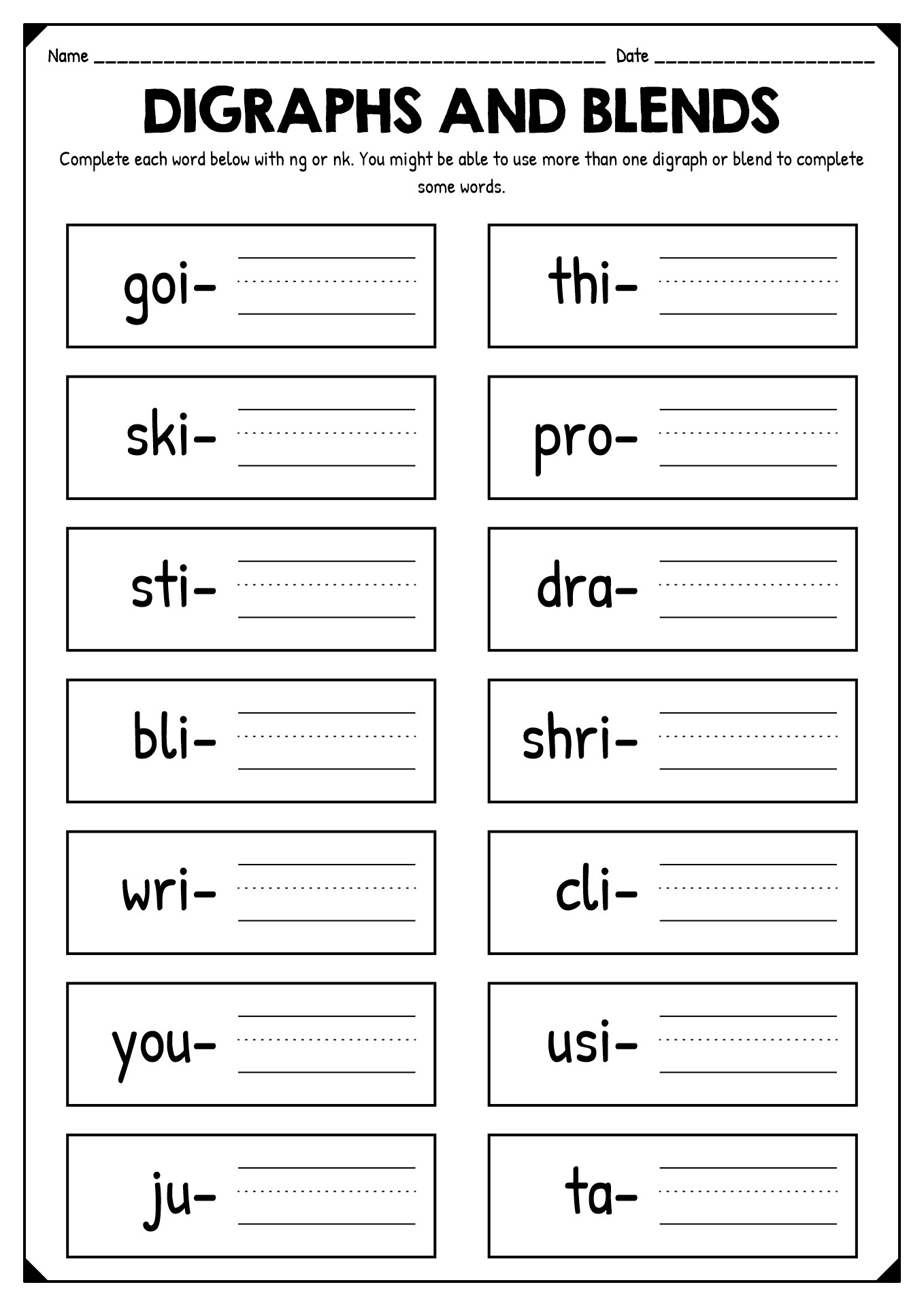 12 Ng Sound Printable Worksheets Worksheeto