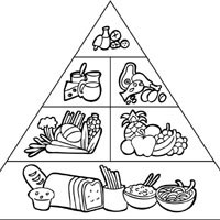 Printable Food Pyramid Worksheet Image