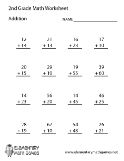 2nd Grade Math Worksheets Printable