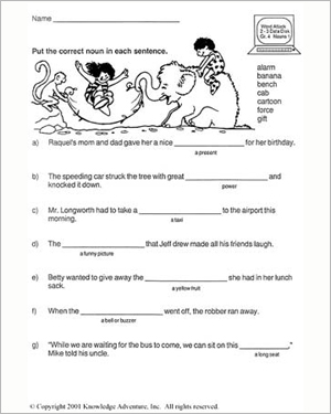 3rd Grade Language Arts Worksheets Image