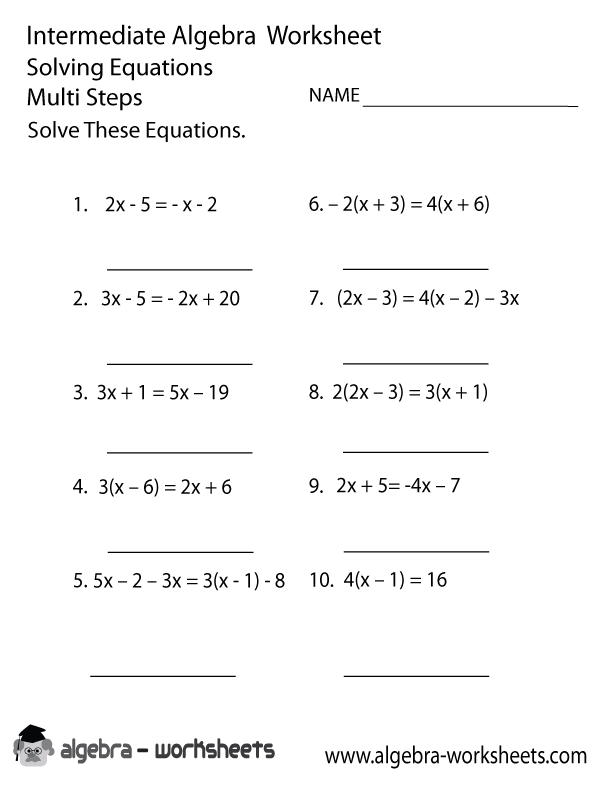 Algebra Factoring Worksheets Image