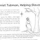 Harriet Tubman Underground Railroad Worksheets Image