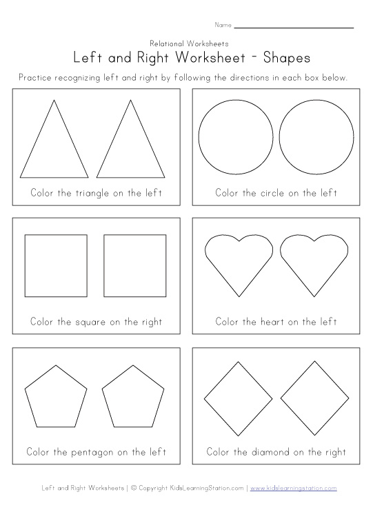 Kindergarten Shape Worksheet Image