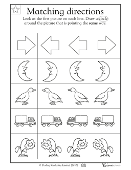 Left and Right Worksheets Kindergarten Image