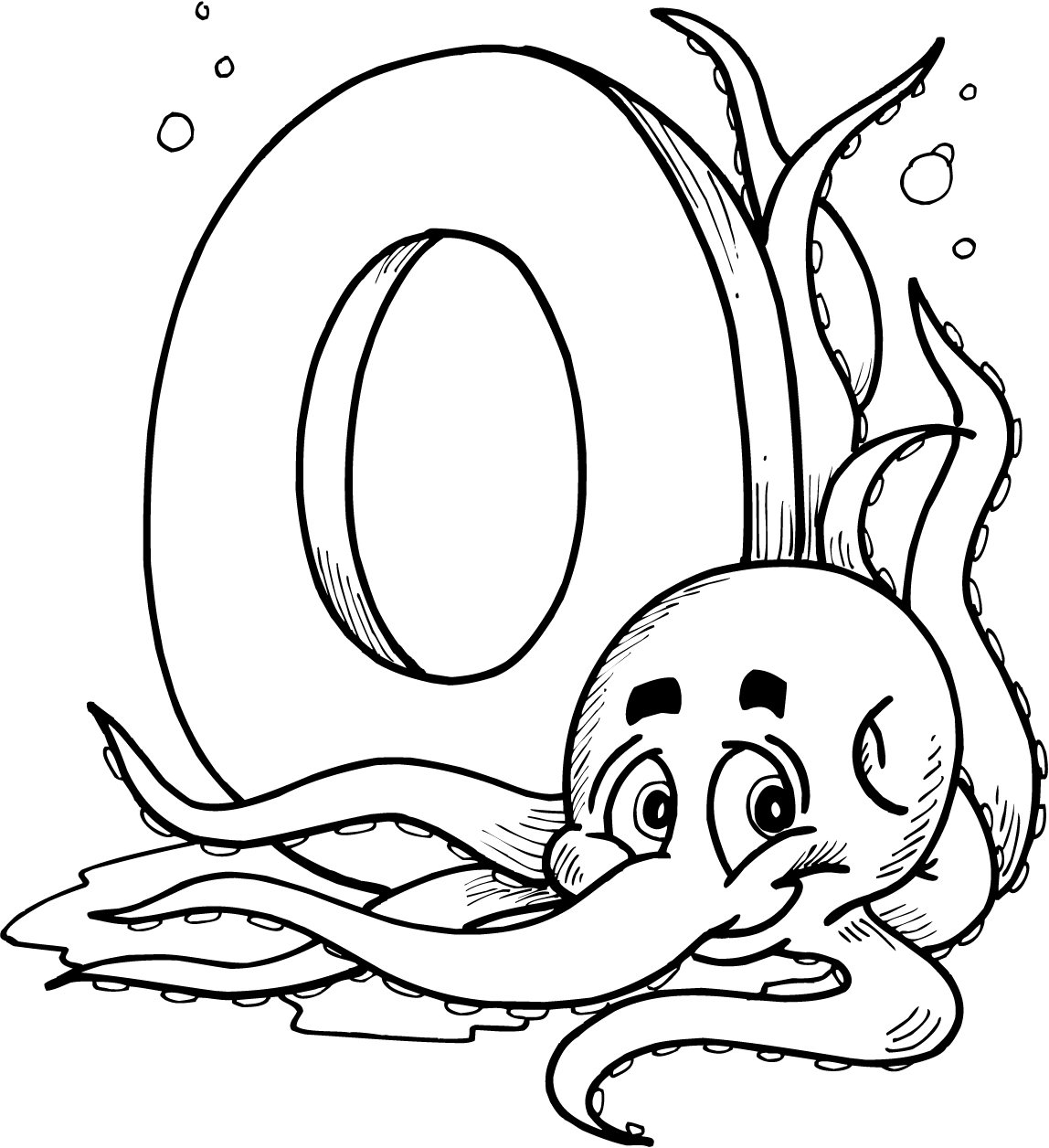Letter O Coloring Pages Printable Image