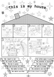 My House Coloring Pages Image