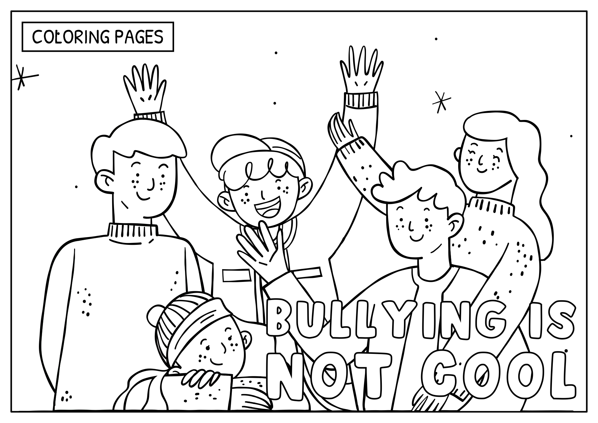 Printable Bullying Activity Sheets