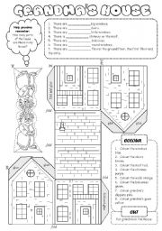 Printable Foldable Paper House Image