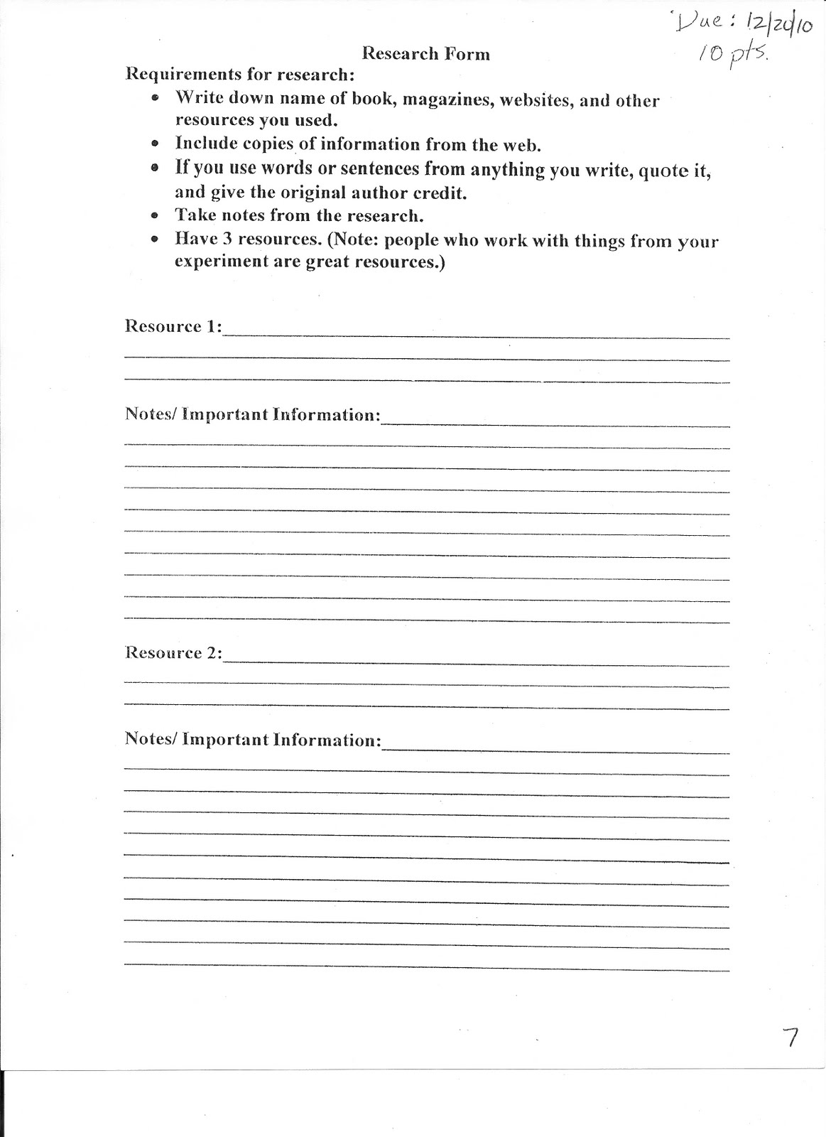 5th Grade Science Packet Worksheets