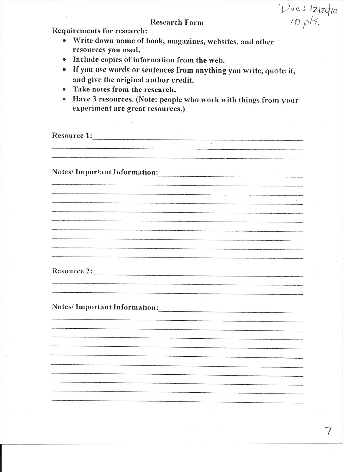 5th Grade Science Packet Worksheets