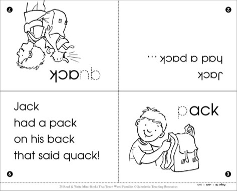 Ack Word Family Worksheets Image