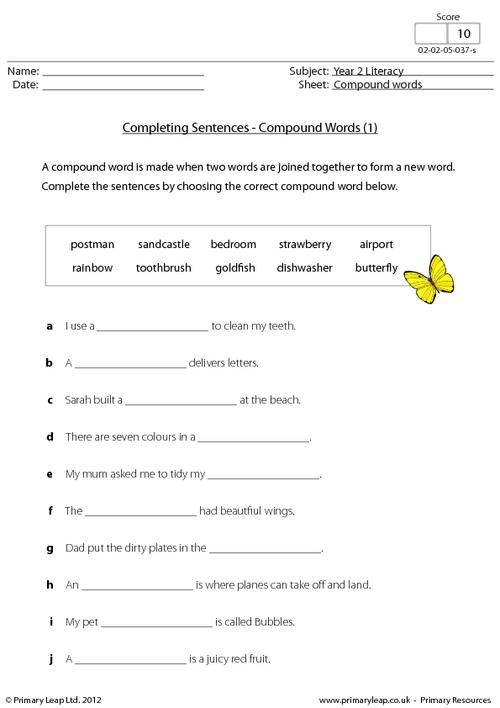 Compound Complex Sentence Worksheets