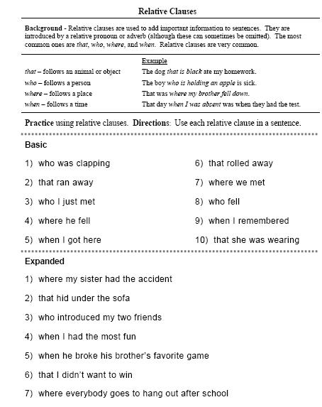 Compound Complex Sentences Worksheet PDF Image