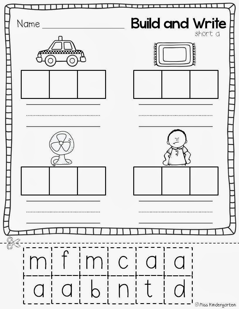 CVC Word Practice for Kindergarten Image