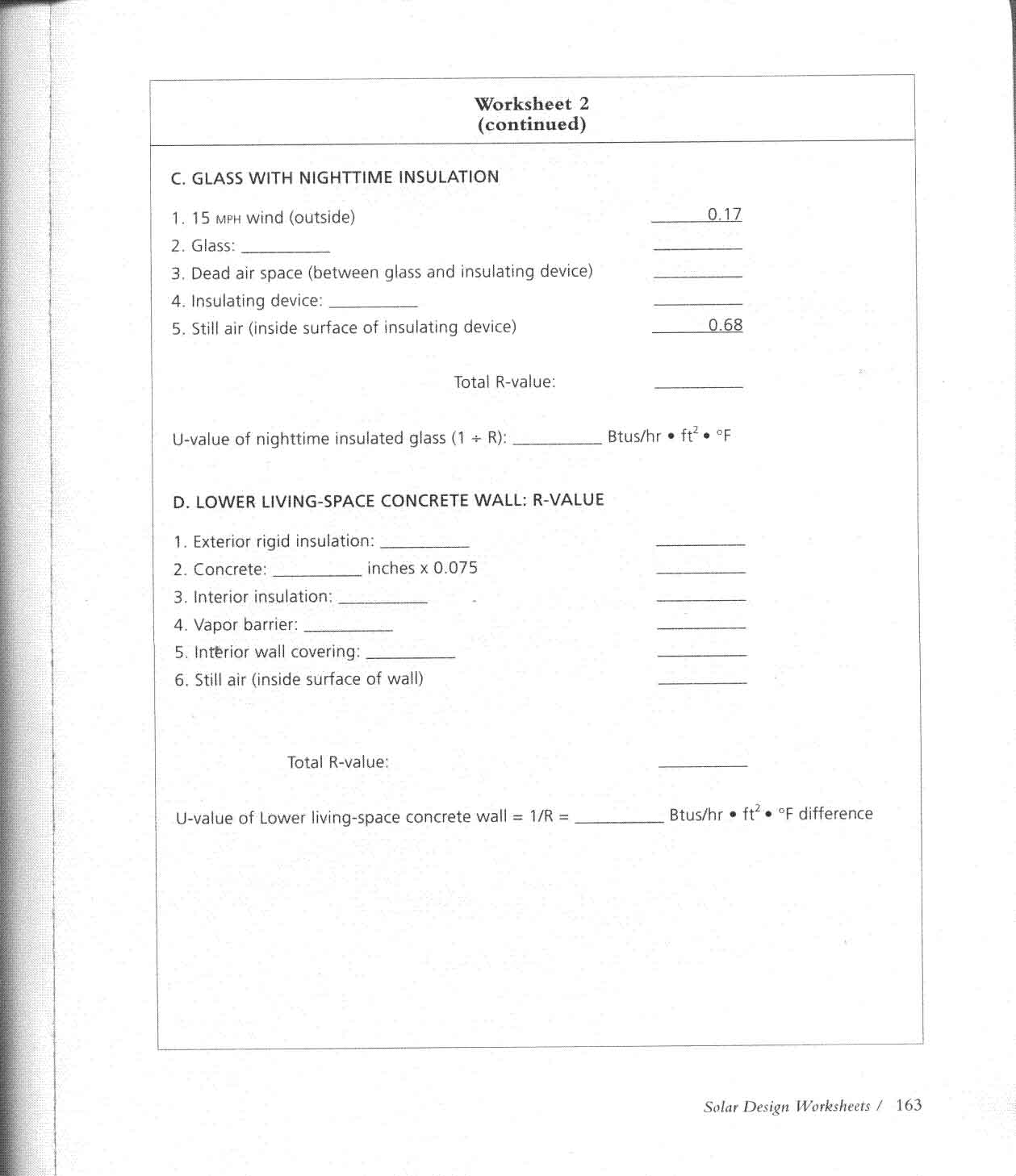 Energy Calculation Worksheet Image