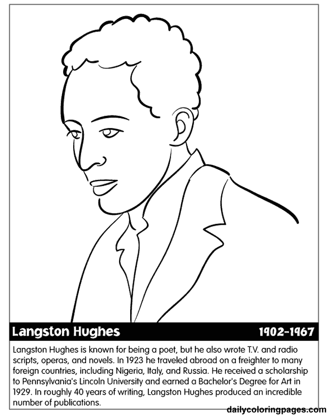 Free Printable Black History Month Coloring Pages Image