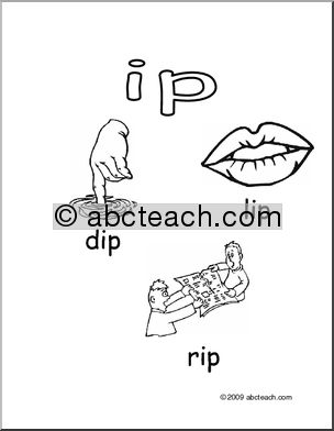 IP Word Family Worksheets Image