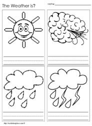 Kindergarten Weather Activities Worksheets Image