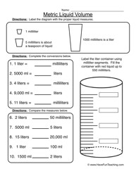 Mass and Volume Worksheets Image