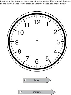 Printable Clock Pattern Image