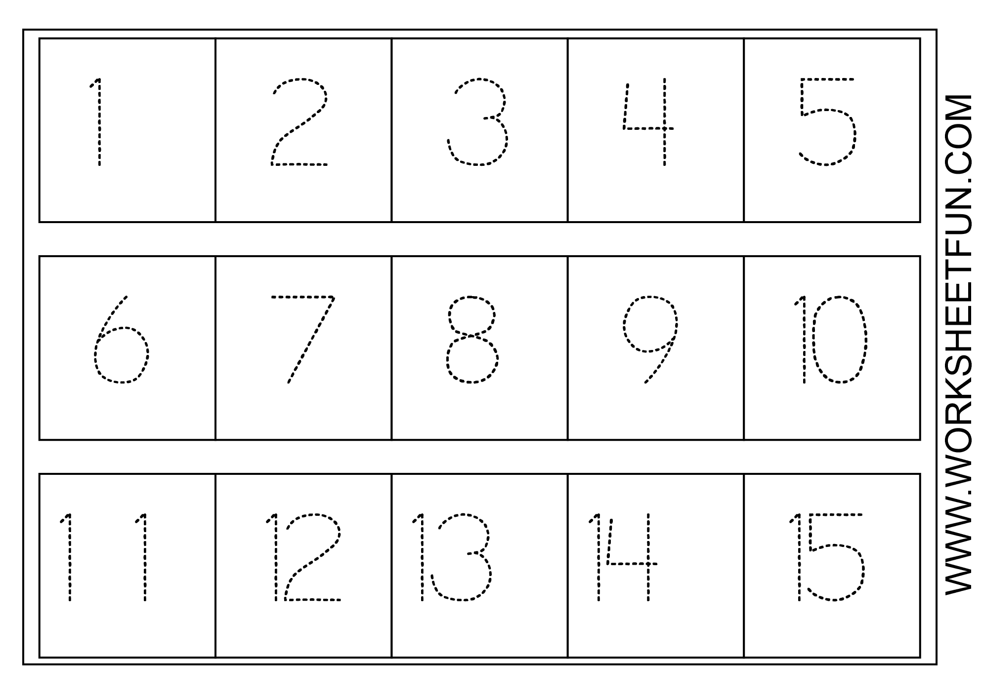 Printable Preschool Worksheets Number 1